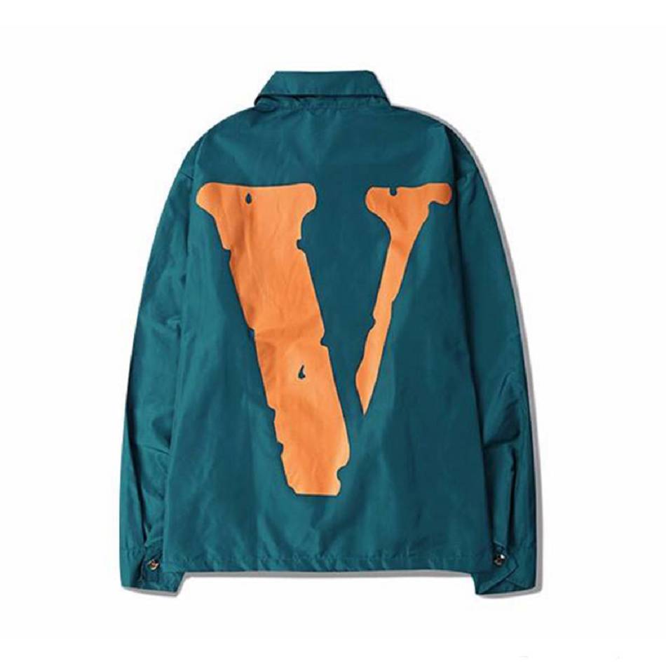 Vestes Vlone Coach Mode Bleu Hommes | ERFN-53796872