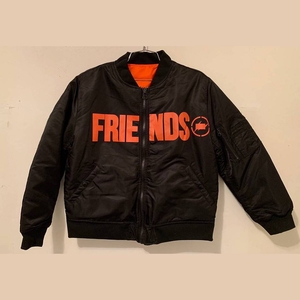 Vestes Vlone Friends Bomber Noir Hommes | EMLF-78514061