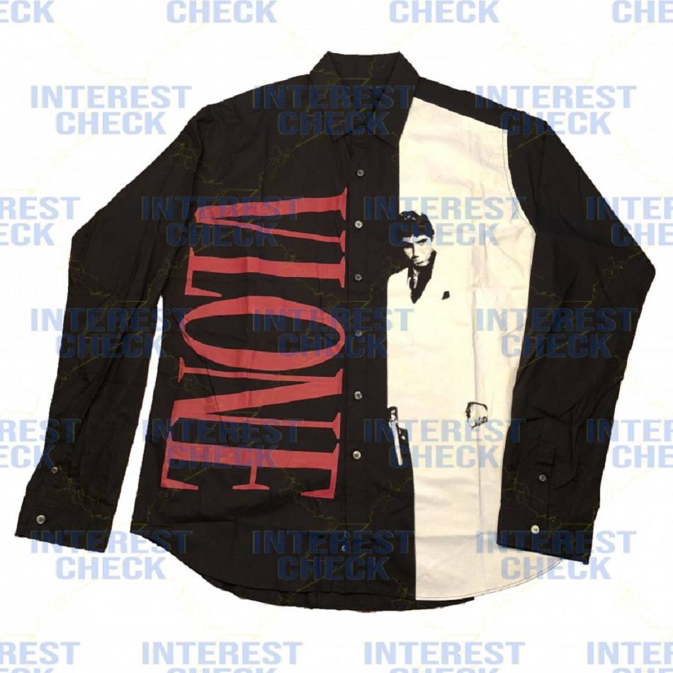 Vestes Vlone Scarface Long Sleeve Noir Hommes | NVWM-41270997