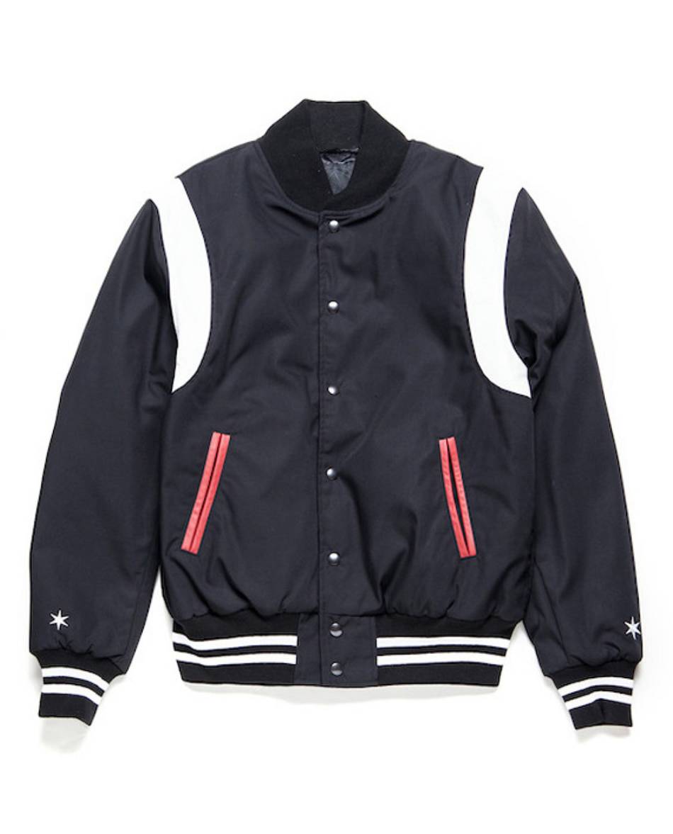 Vestes Vlone Black Scale Golden Bear Varsity Noir Bleu Hommes | NMOL-67346381