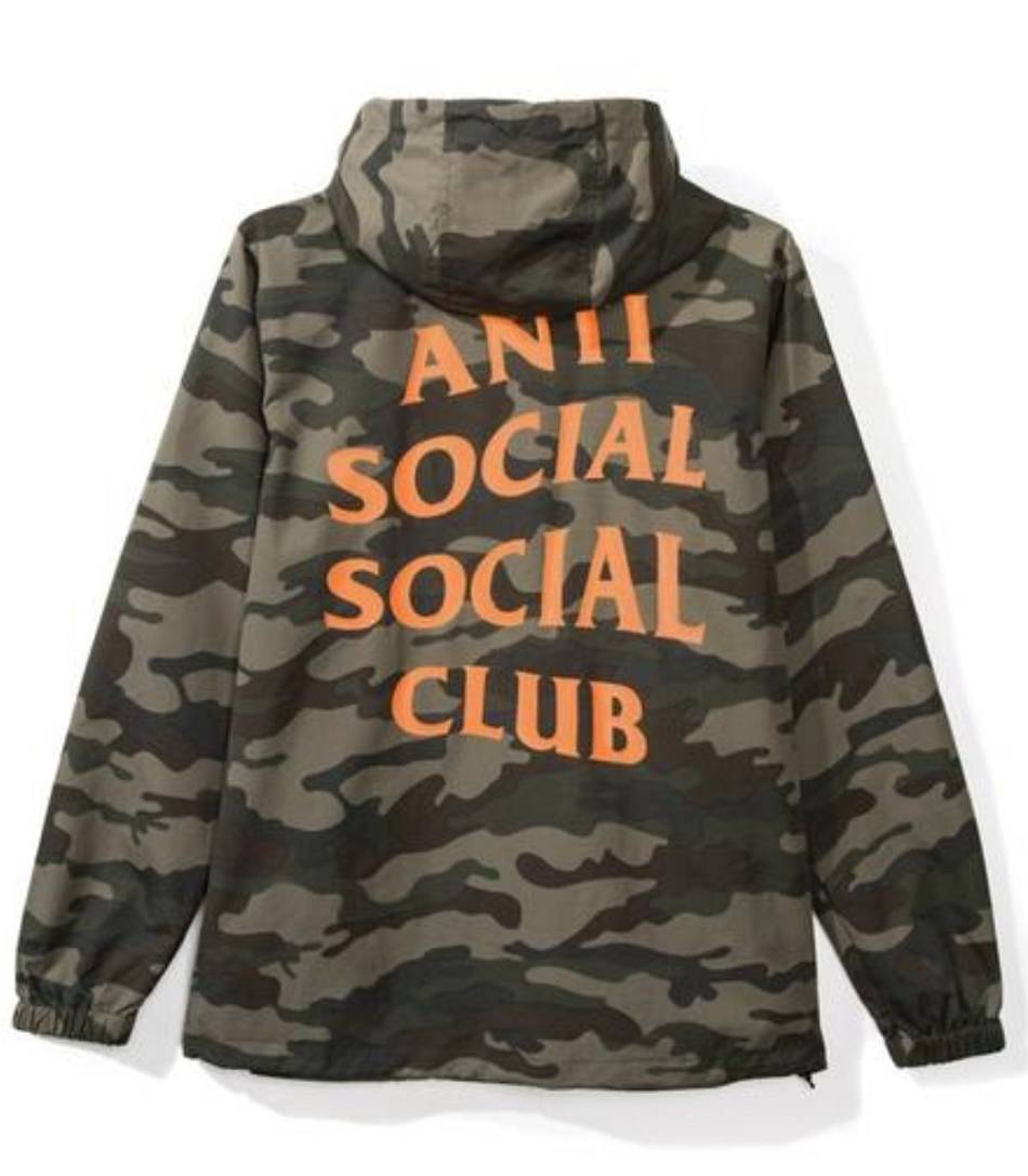 Vestes Vlone Anti Social Social Club Camo Anorak Camouflage Hommes | CSRJ-37215092