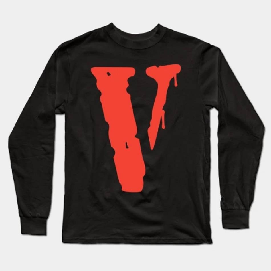 Manche longue Vlone V logo Noir Hommes | LGDQ-55110483