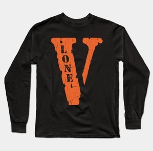 Manche longue Vlone Grunge Noir Hommes | FLAK-53676629