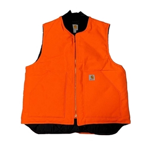 Vestes Vlone Carhartt Vest  Orange Hommes | CABR-65251385