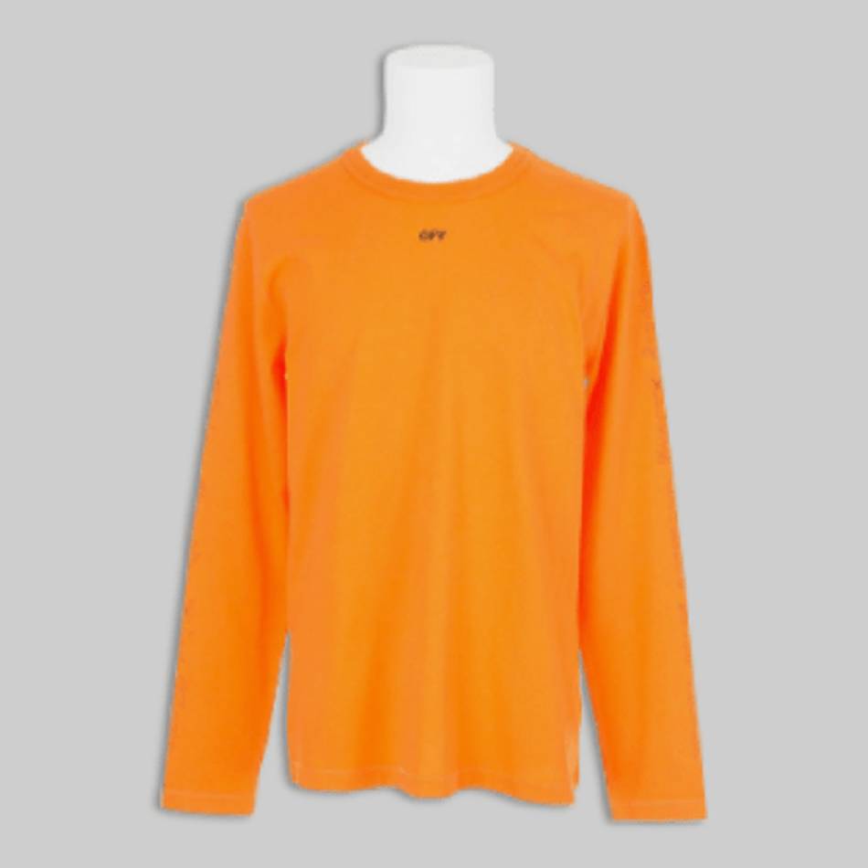 Manche longue Vlone OFF-WHITE Longsleeve Jaune Hommes | JWRE-33662136