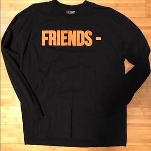 Manche longue Vlone Friends Noir Hommes | ZMBE-88919226