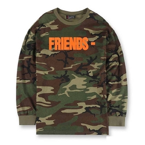 Manche longue Vlone OG FRIENDS  Camouflage Hommes | ZACD-55536982