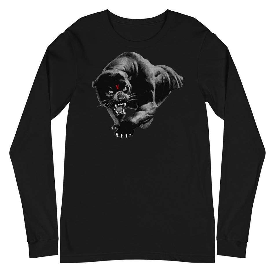 Manche longue Vlone Black Panther Noir Hommes | YXTI-93255813