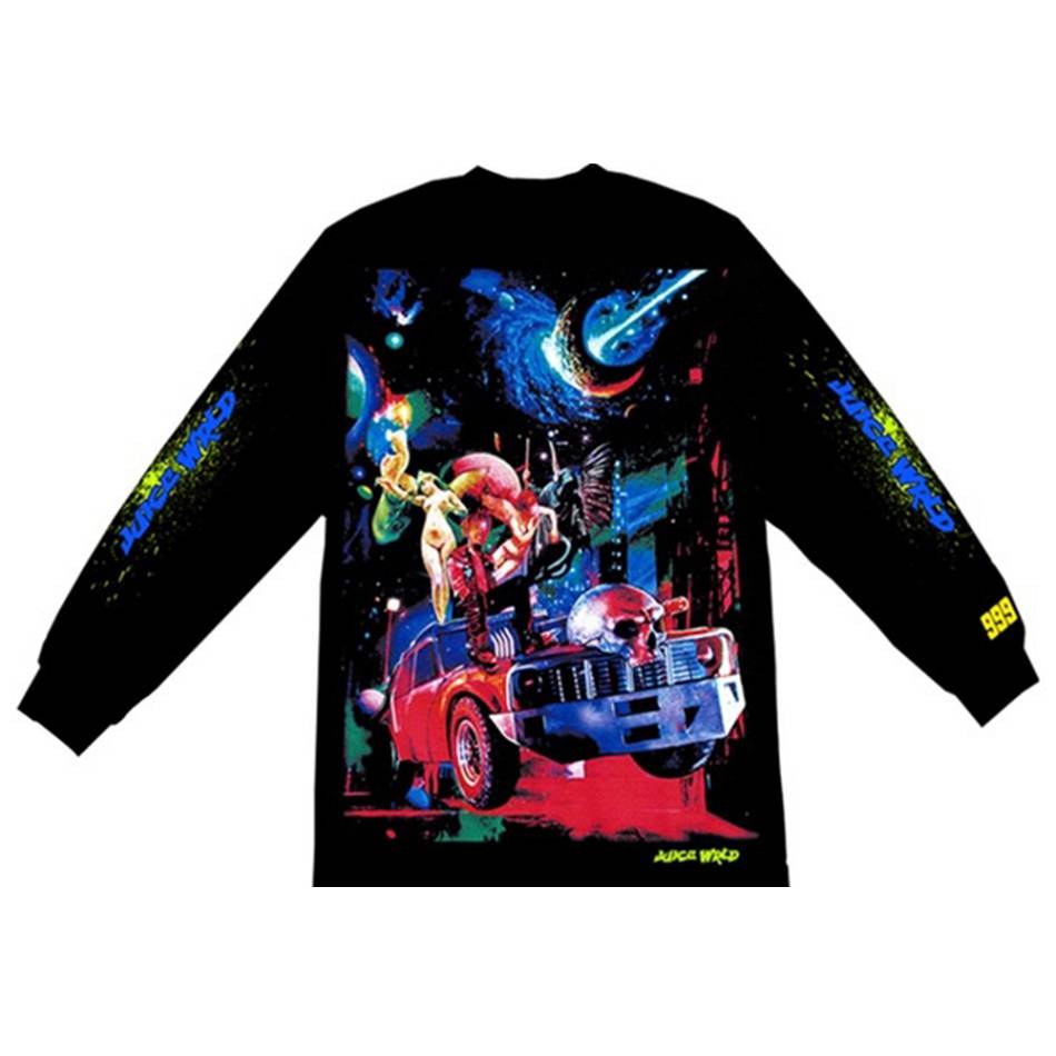 Manche longue Vlone Juice WRLD Cosmic Noir Hommes | RSRV-52452962