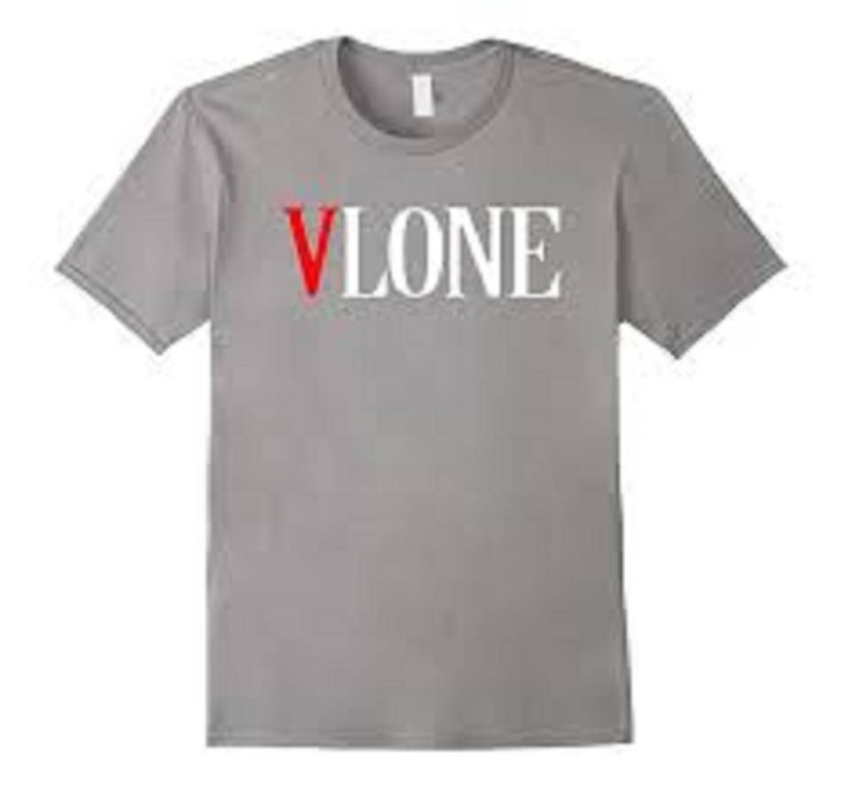 T Shirts Vlone Custom Mode Grise Hommes | XDQT-15193264