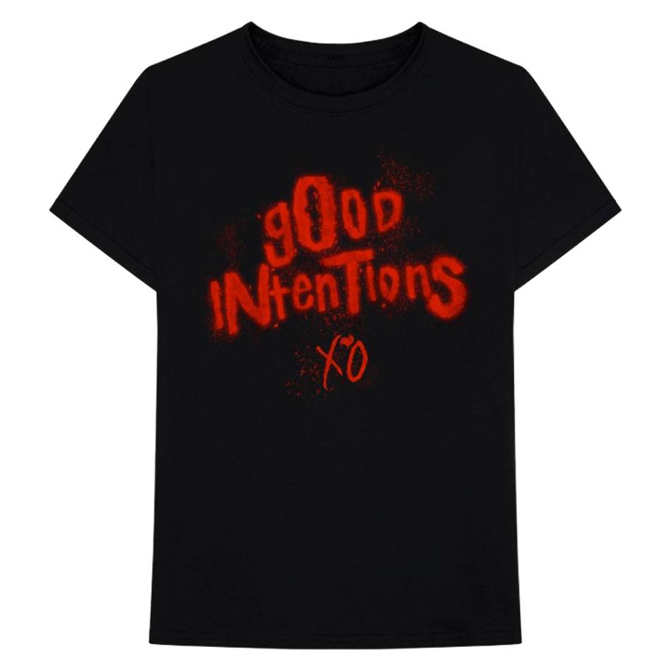 T Shirts Vlone NAV/NWO WOLFPAC GOOD INTENTIONS Noir Hommes | IMCY-18053513