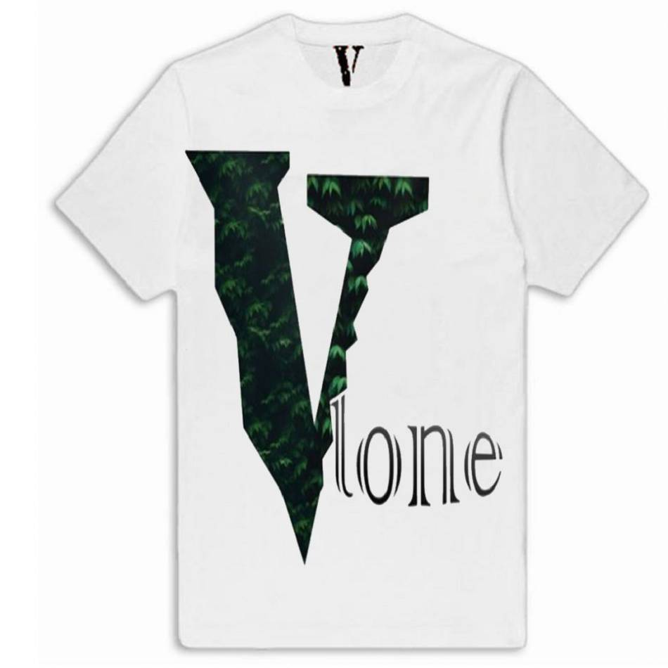 T Shirts Vlone Plants Tree Logo Blanche Hommes | XKBB-50865357