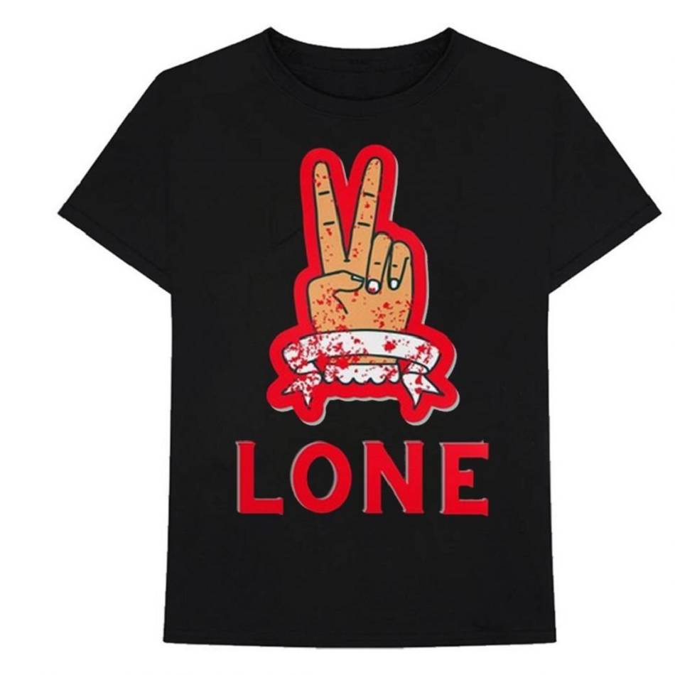 T Shirts Vlone V- Lone Funny Gift Noir Hommes | LVFT-48450366