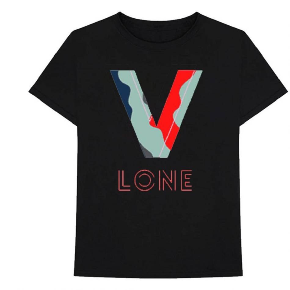 T Shirts Vlone Camo Pattern Noir Hommes | EFTB-34828780