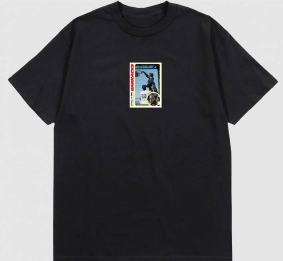 T Shirts Vlone Pop Smoke Trading Card Noir Hommes | BBLJ-95716949