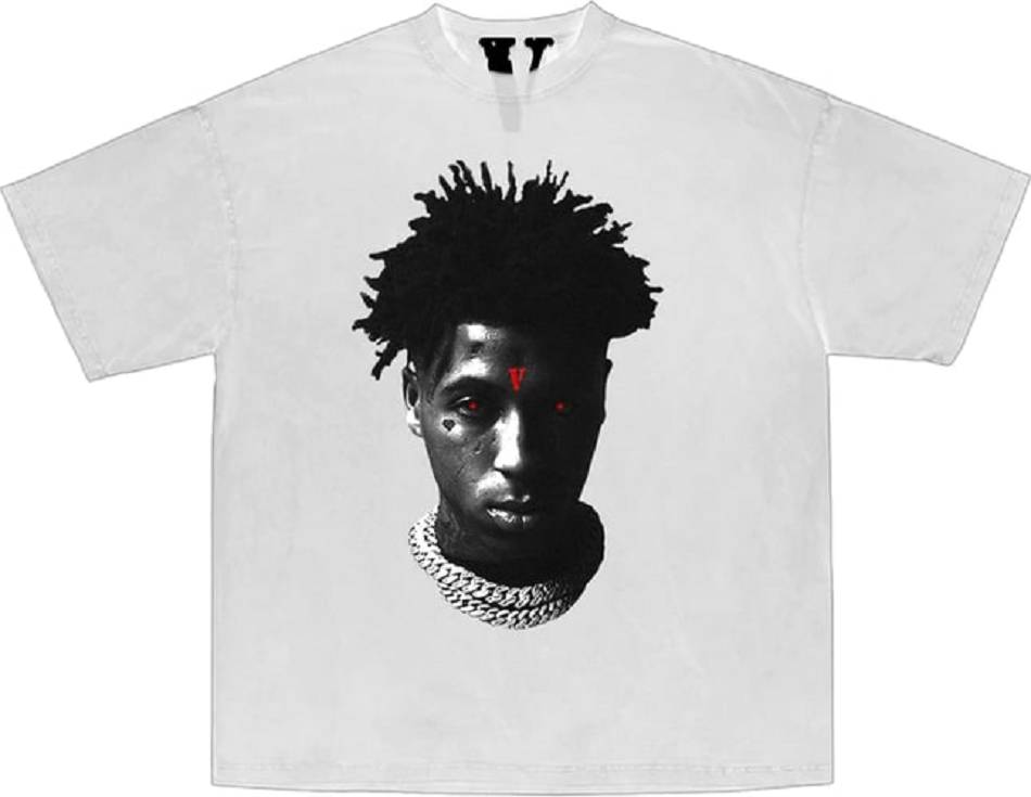 T Shirts Vlone YoungBoy NBA x Reaper Child Blanche Hommes | YBXL-41307193