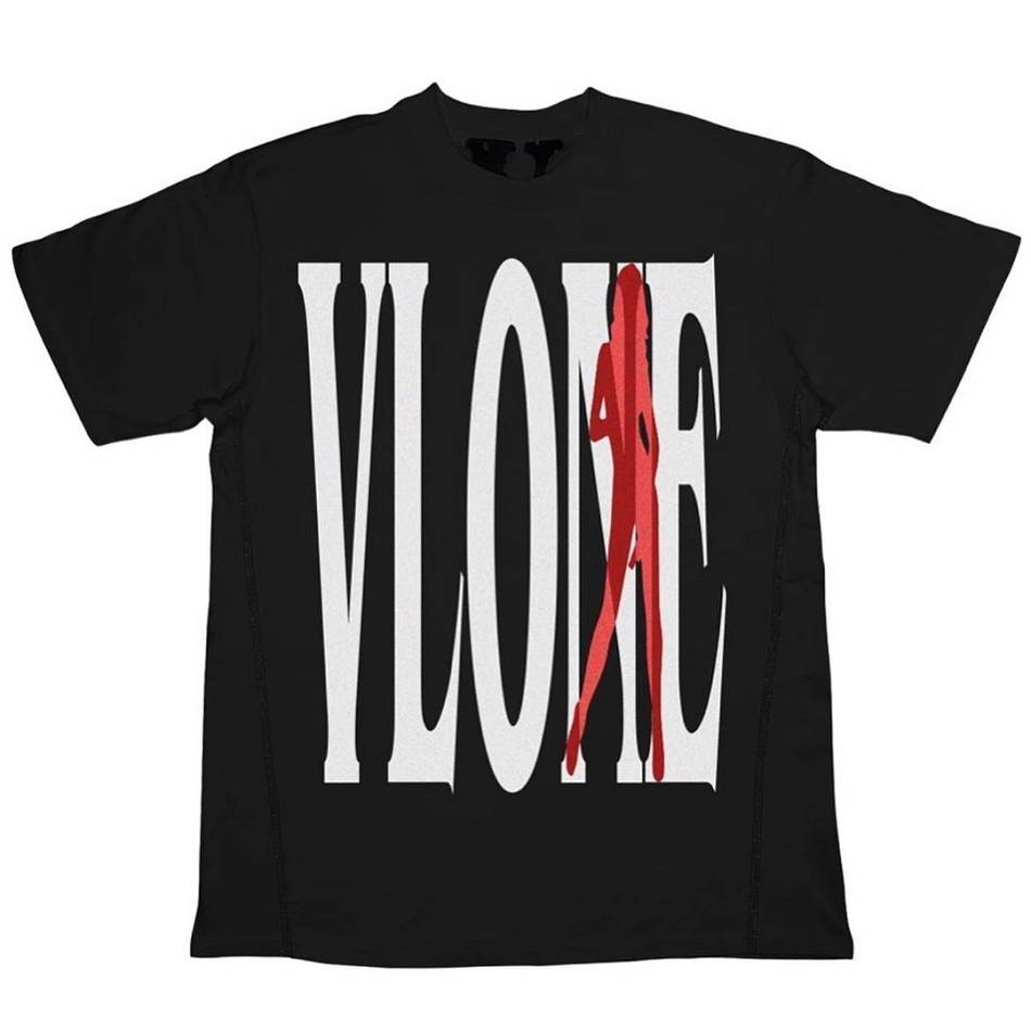 T Shirts Vlone Miami Vice Noir Hommes | VKCI-64338666