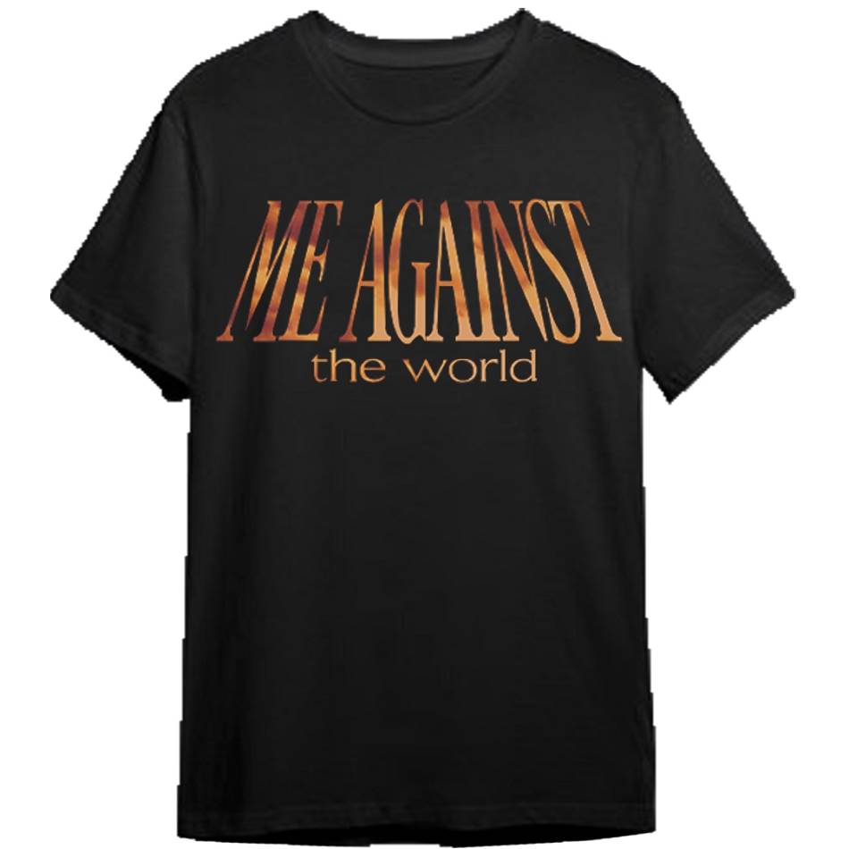 T Shirts Vlone x Tupac ME AGAINST the world Noir Hommes | WQMF-66140537