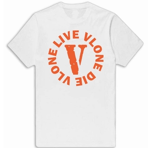 T Shirts Vlone Live Die Blanche Hommes | BLXQ-88433169