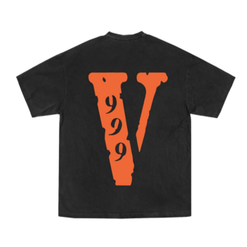 T Shirts Vlone x Juice Wrld 999 Noir Hommes | MAPM-06801739