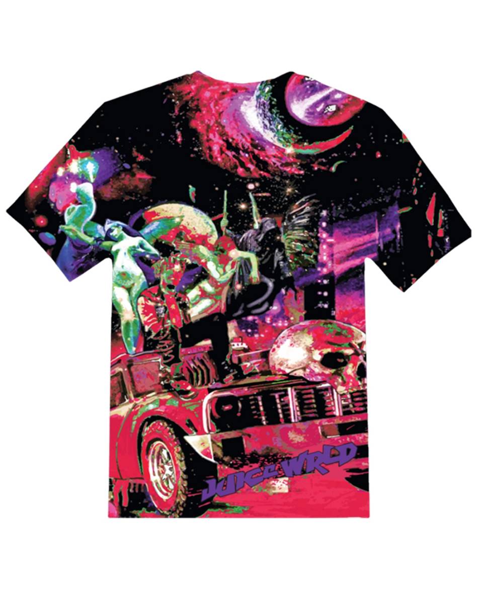 T Shirts Vlone Juice Wrld x Galaxy Multicolore Hommes | QRNO-21176330