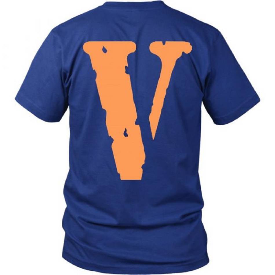 T Shirts Vlone Light Bleu Clair Hommes | EWIH-19188585