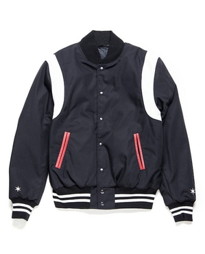 Veste universitaire Vlone Black Scale x Golden Bear Noir Bleu Hommes | WKSM-11532036