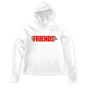 VLONE FRIENDS Vlone Best Friends Hoodie Plus Blanche Unisex | DNLA-38386204