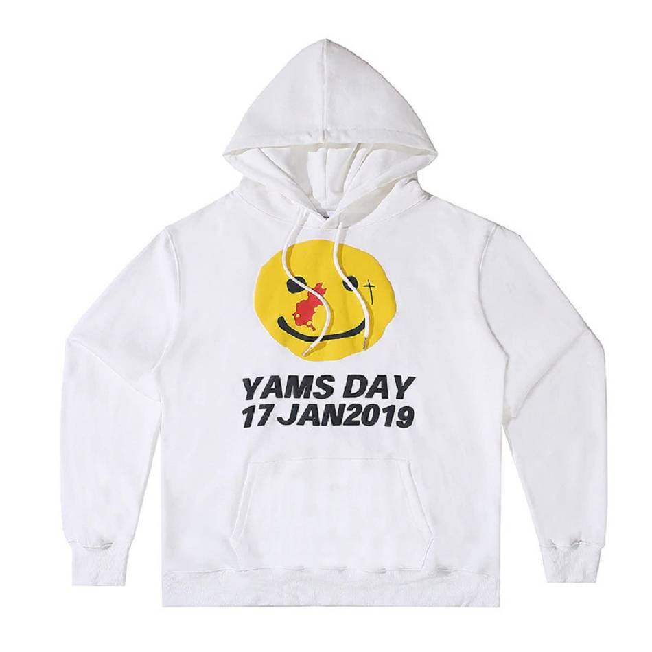 VLONE FRIENDS Vlone Friends Bloody Smiley Hoodies Plus Blanche Unisex | ABIZ-22177418