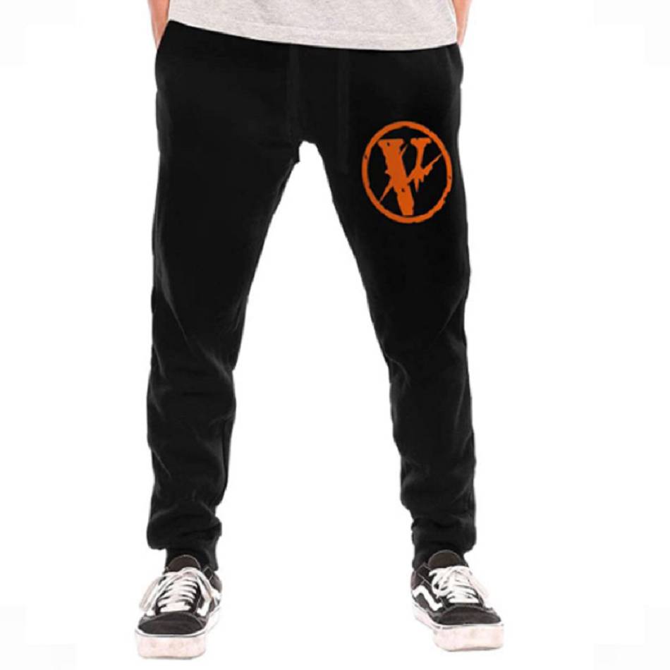 VLONE FRIENDS Vlone NOT Friends Long Pants Plus Noir Unisex | PPGV-38034635