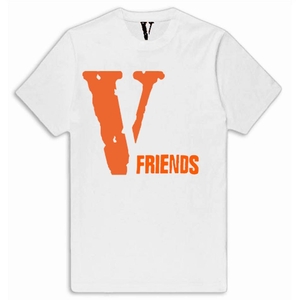 VLONE FRIENDS Vlone V Friends Tee Front Shirt Plus Blanche Unisex | DUCZ-85229267