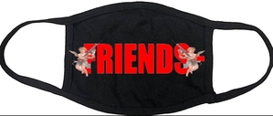 VLONE FRIENDS Vlone Angel Friends Face Mask Plus Noir Unisex | ANEG-34322682