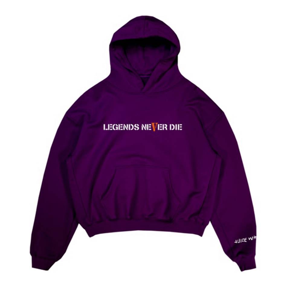 Sweat à Capuche Vlone x Legends Never Die Purple Violette Femmes | KWRH-21617889