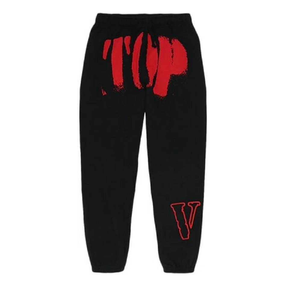 Jogging Vlone YoungBoy NBA x Red TOP Rouge Noir Hommes | AGJA-15466521