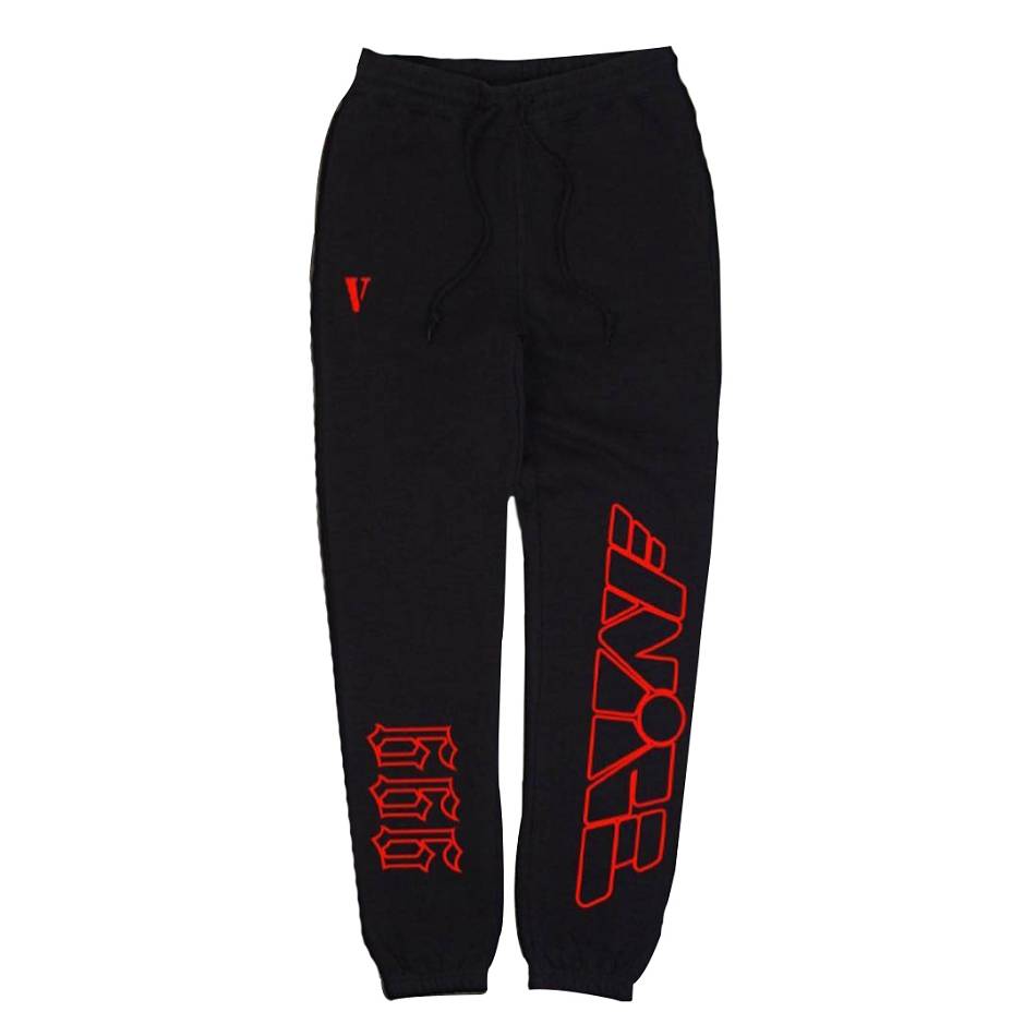 Jogging Vlone x Juice WRLD 999 Joggers Noir Hommes | PTAE-18672408