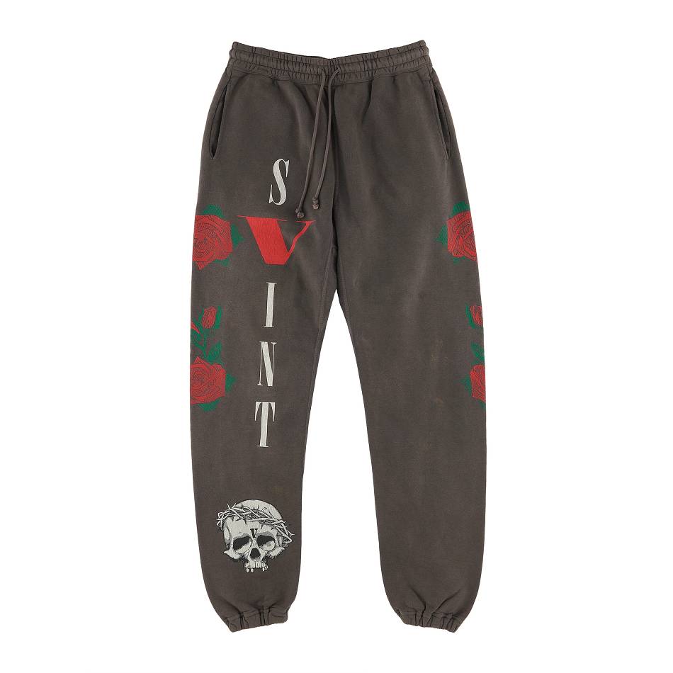 Jogging Vlone X Saint M×××××× Marron Hommes | YQXV-59260060