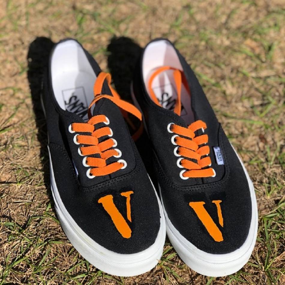 Chaussures Vlone Vlone x Vans Custom Plus Noir Unisex | TNIQ-94327469