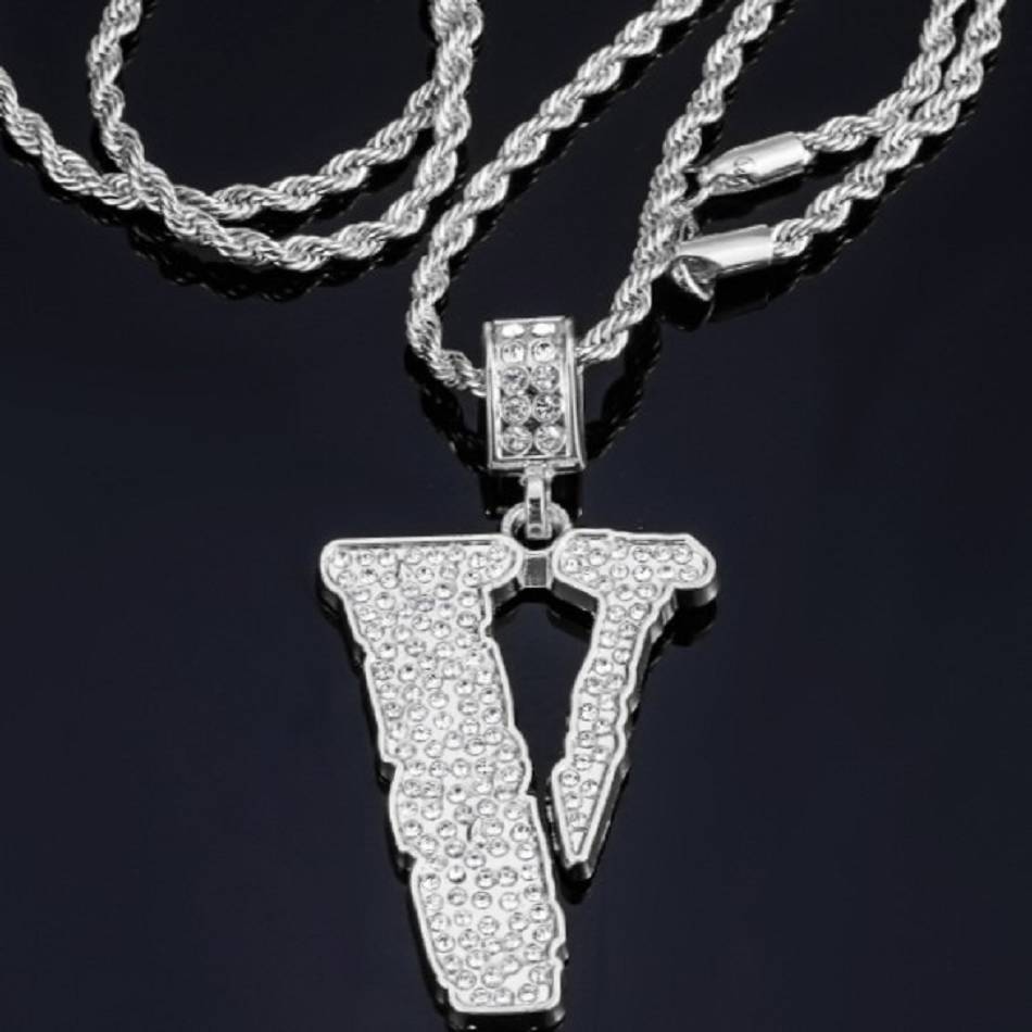 Collier Vlone Chain (Silver) Plus Argent Unisex | FMBO-85800688