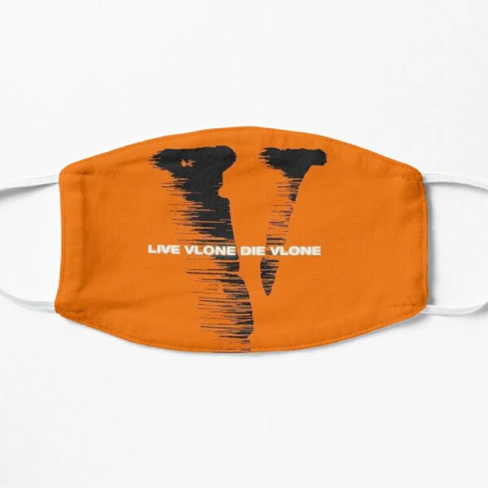 Masque Vlone Face Masks Plus Orange Unisex | DGJP-13973799