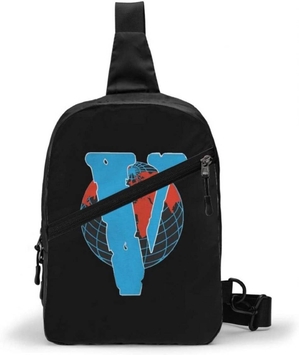 Sacs à Dos Vlone Red World Designed Sports Fitness Backpack Plus Noir Unisex | VXJJ-34641837