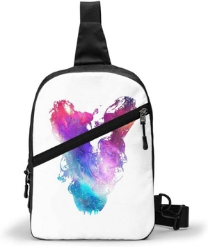 Sacs à Dos Vlone Printing V Sports Fitness BackPack Plus Blanche Unisex | FUGJ-69359089