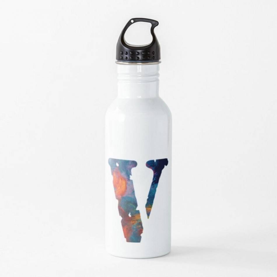 Bouteille Vlone Letter v style colors 1 – Space Pop Smoke x ART D'eau Bottle Plus Bleu Unisex | JQXQ-48627204