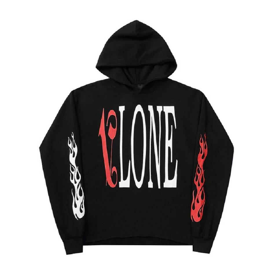 Sweat à Capuche Vlone New VLONE Palm Angel Hip Hop Noir Hommes | CSVH-97996662