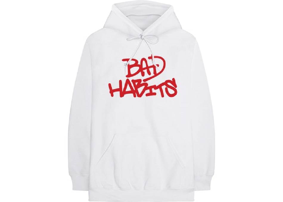 Sweat à Capuche Vlone VLONE Nava Vendetta Bad Habits Blanche Hommes | KUKM-50436541