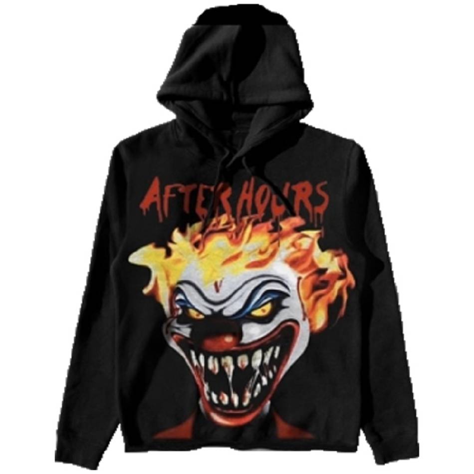 Sweat à Capuche Vlone x The Weeknd After Hours Clown Noir Hommes | AZET-64020306