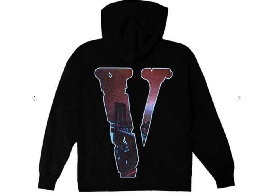 Sweat à Capuche Vlone x Pop Smoke Wraith Noir Hommes | BAHJ-19137321