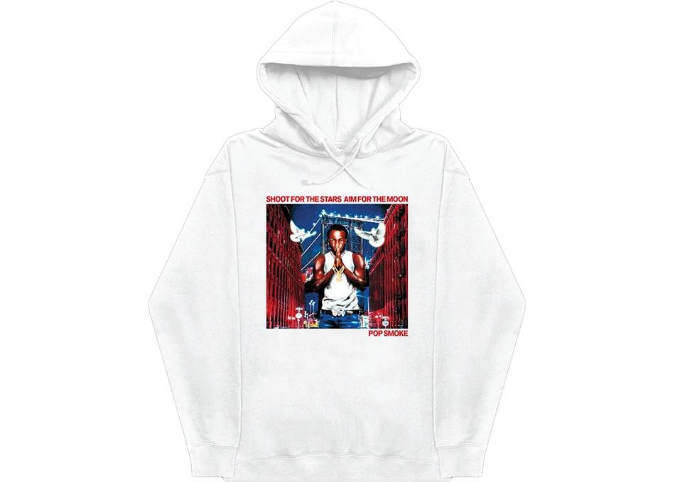 Sweat à Capuche Vlone x Pop Smoke City Blanche Hommes | IAOL-36466666