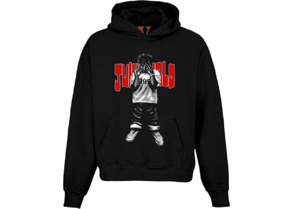 Sweat à Capuche Vlone x Juice WRLD Man of the Year Noir Hommes | ZHQA-82201112