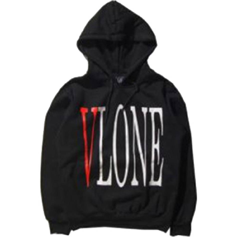 Sweat à Capuche Vlone Staple Streetwear Black Noir Hommes | TYBK-30275217