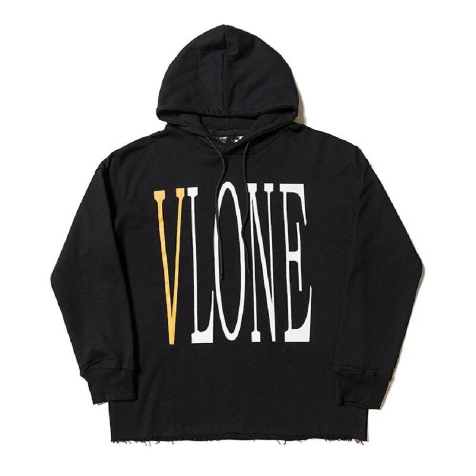 Sweat à Capuche Vlone VLONE Staple Pullover Streetwears Noir Hommes | RFGJ-72551817